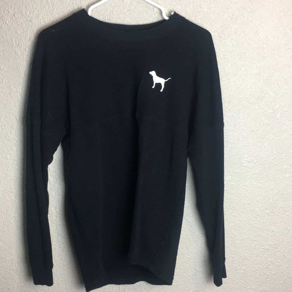 pink oversized sweatshirt